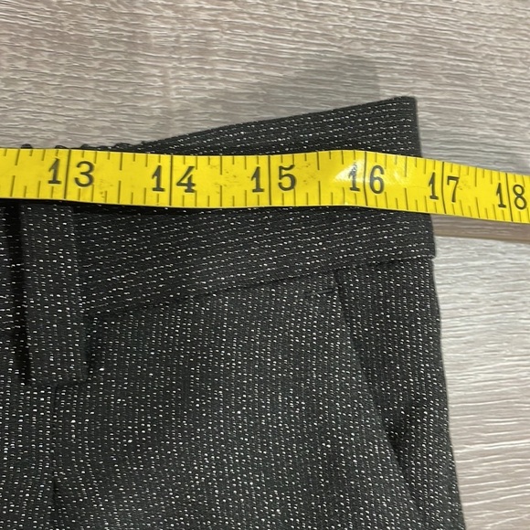 NWOT LOFT Pull On Tapered Pants In Black Shimmer L - Picture 11 of 16